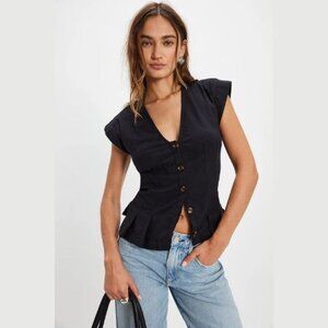 Dylan Vest Black New with Tags Free People Women